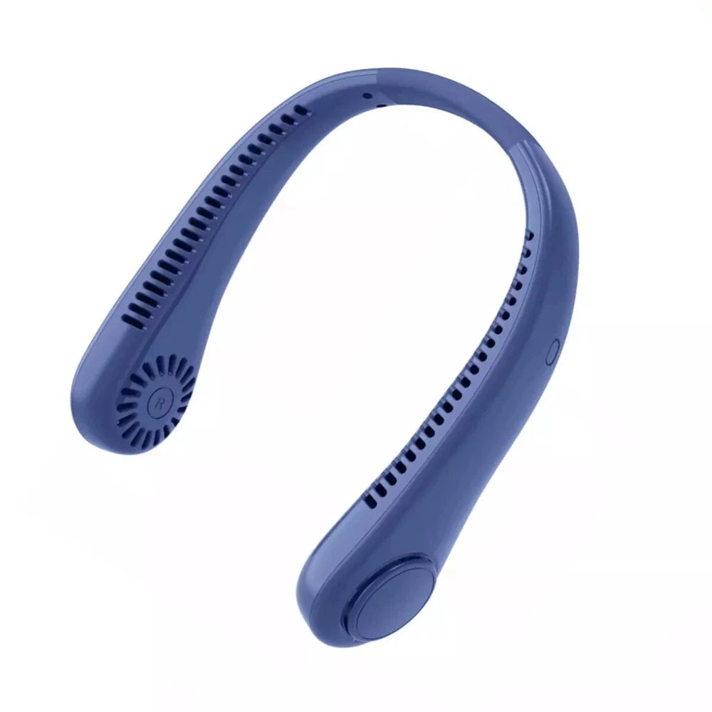 Portable Neck Mini Fan Lazy Neck Hanging USB Rechargeable Air Cooler Fan UK