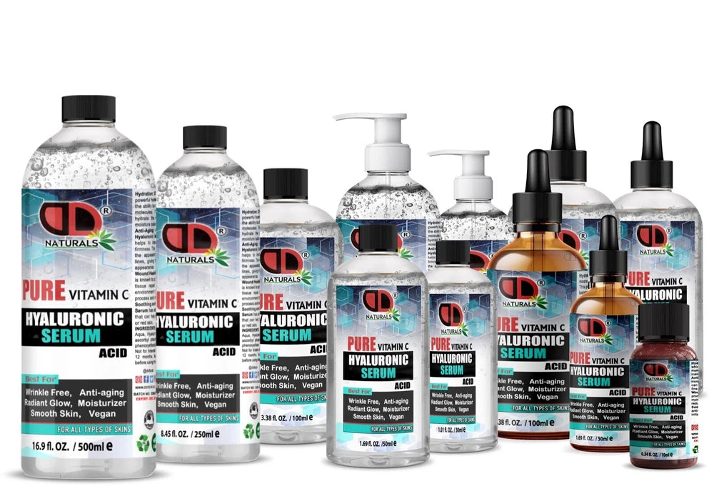 DD Hyaluronic Acid Serum Hydrating Anti Ageing Wrinkle Plumping Vitamin C