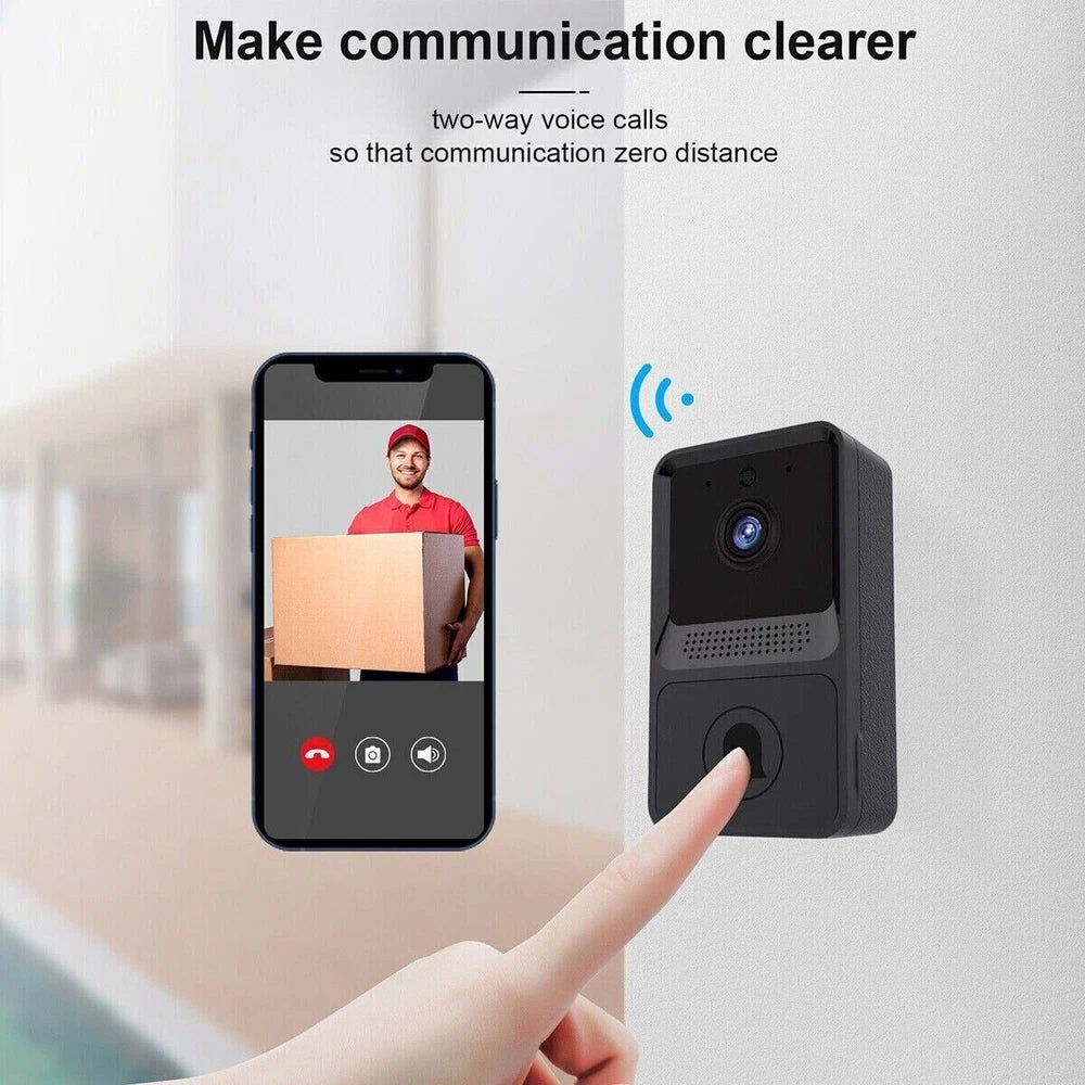 Smart Wireless WiFi Ring Doorbell Security Intercom Video Camera Door Bell