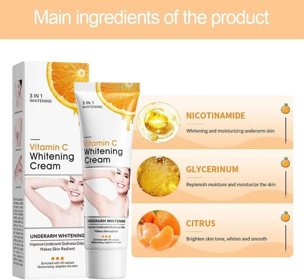 Underarm & Inner Thigh Skin Lightening Cream 30g