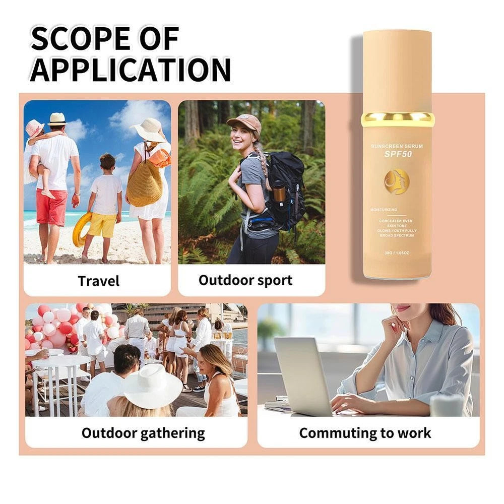 4 in 1 Foundation Liquid- Hydrating Medium Full Coverage Concealer SPF 50+2025