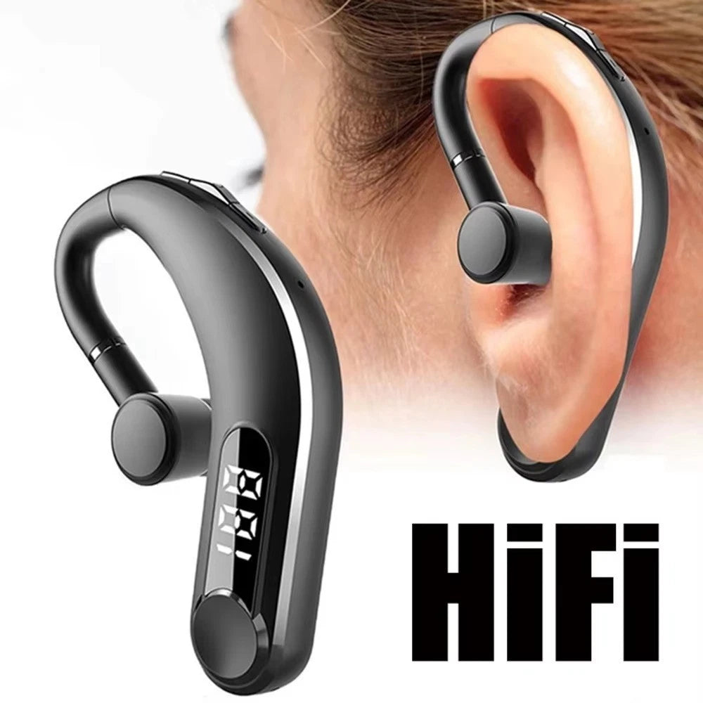 Wireless Earphones Bluetooth Headphones Sports Ear Hook Running Bass Earbuds