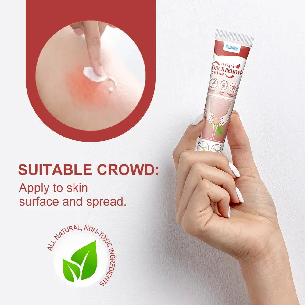 20g New Private Parts Cream Remove Odour Genitals Deodorant Anti-Itch Ointment