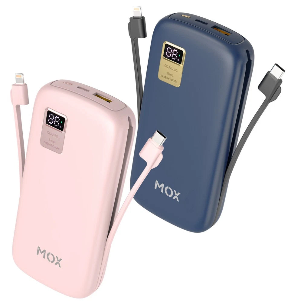 MOX 20000mAh Power Bank USB-C Fast Charging DIGITAL Display High Speed