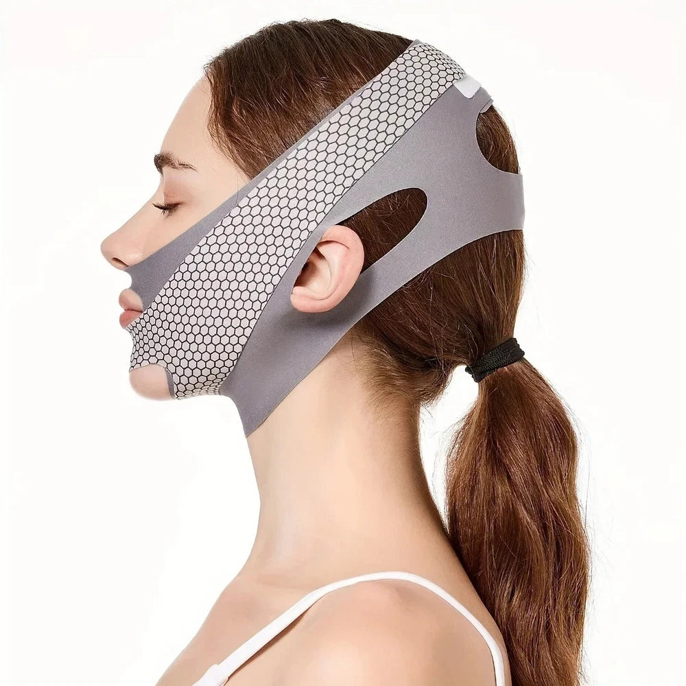 Face Slimming V-Line Lift Mask | Double Chin Reducer | Adjustable Strap Band