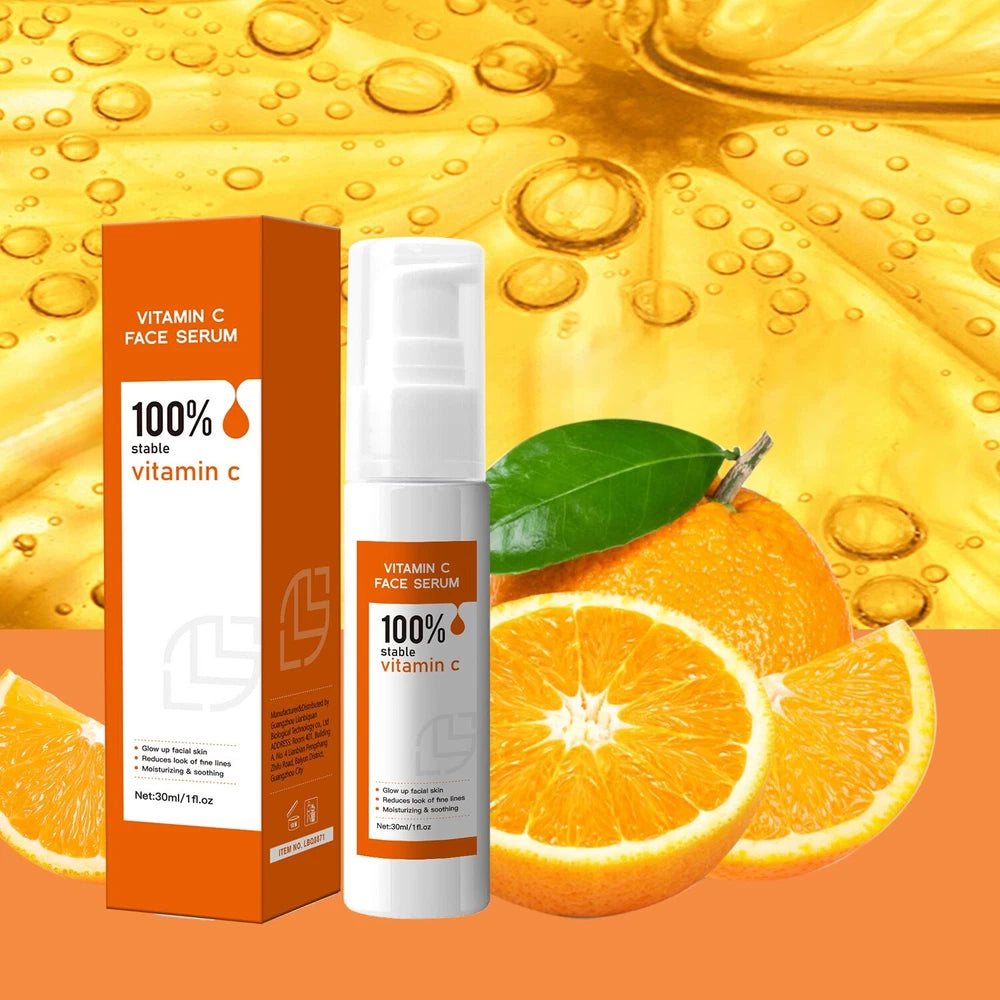 ADVANCED VITAMIN C SERUM Powerful Anti-Aging collagen-Boost Face Serum Day Night