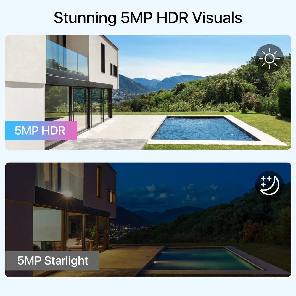 CAMERA POE CCTV 5MP HD IR Security Camera System 4K NVR Home Surveillance Outdoor