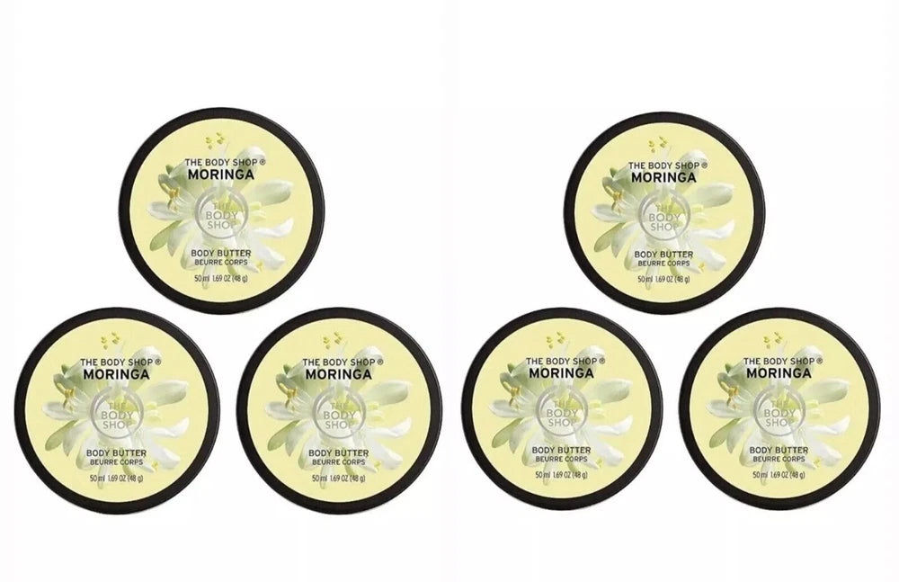 The Body Shop Body Butter Moringa 6x 50ml (300ml Total) Ideal Gifts/Bday