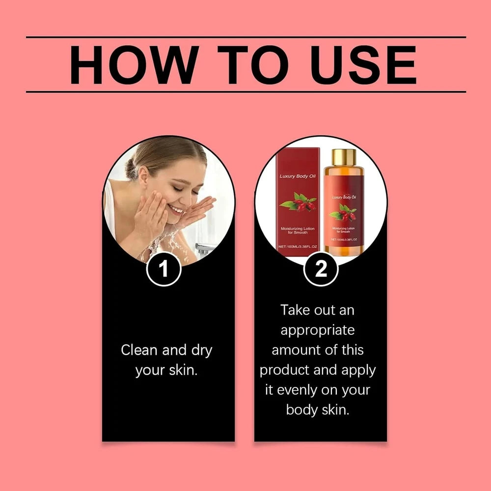 100ml Firming Body Oil, Luxury Body Oil,Glow Remedy Oil Skin Tightening