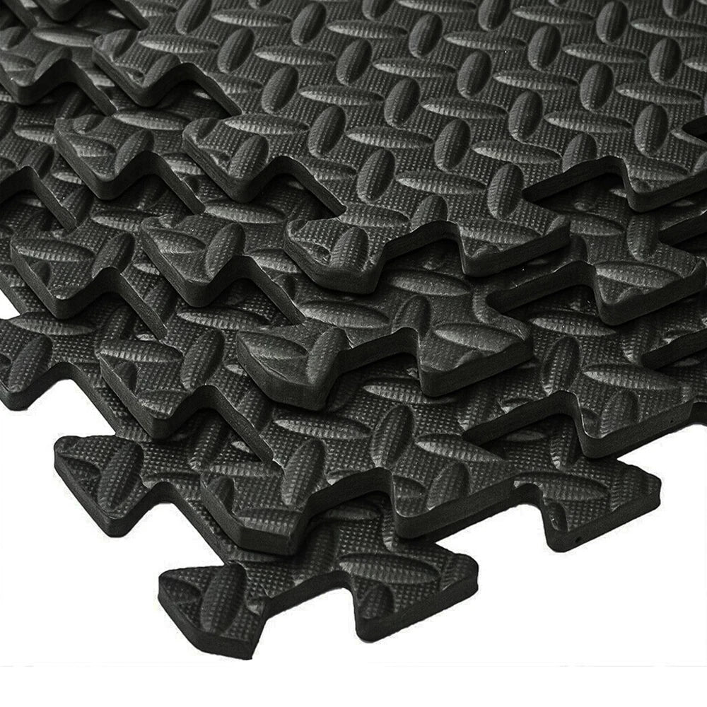 Interlocking Gym Floor Mat Tiles Soft Smooth EVA Foam Yoga Kids Play Hot Tub Spa