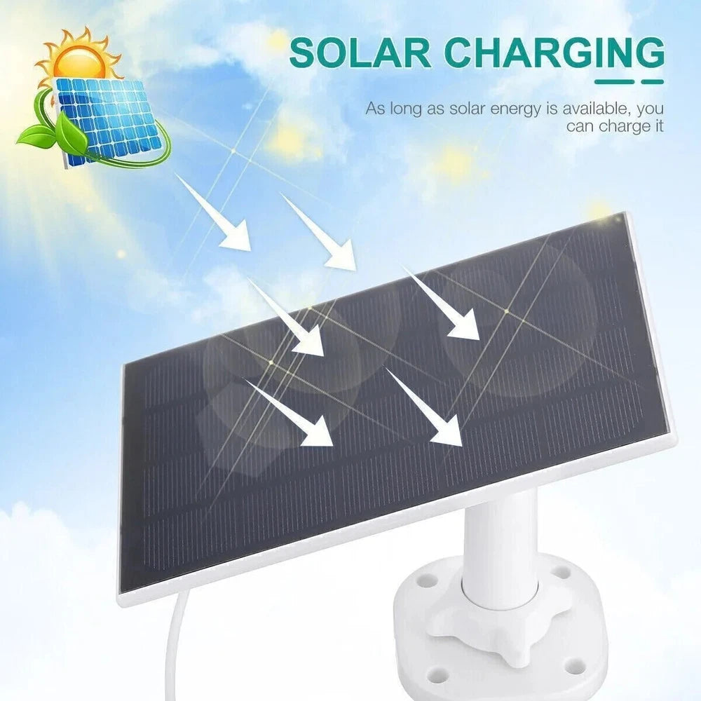 Solar Security IP Camera Battery Powered Outdoor Wireless WiFi CCTV PTZ Camera