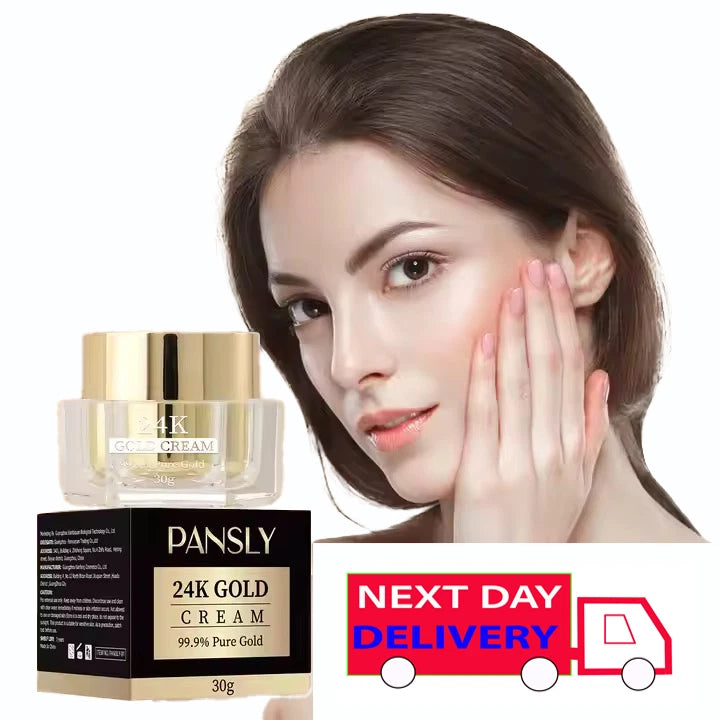 24K GOLD CREAM WRINKLE REPAIR ANTI AGING TIGHTENS & INCREASE  SKIN ELASTICITY