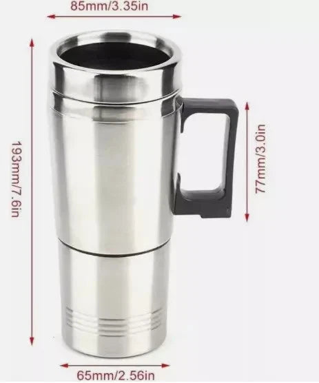 12v Portable Electric Kettle Car Van Travel Stainless Steel Water Heater Pot UK