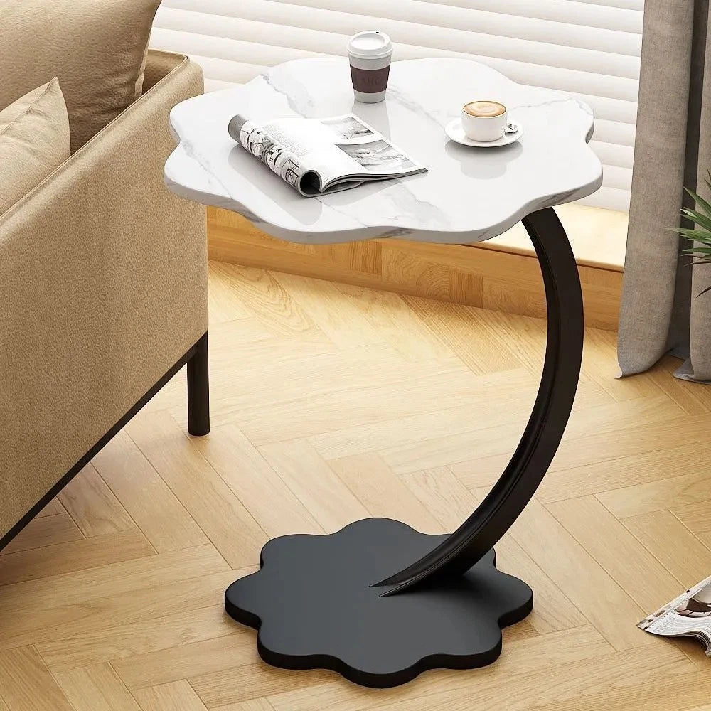 C-SHAPED COMPACT SOFA SIDE END TABLE COFFEE LAPTOP TABLE LIVING ROOM BEDROOM UK