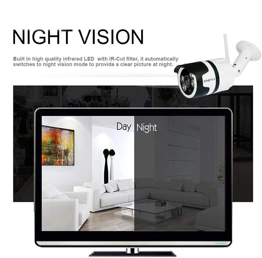 WIFI Outdoor Wireless IP HD Camera CCTV Smart Home Security IR Night Vision