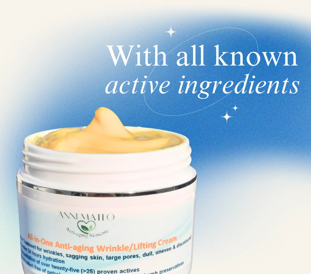 Peptide Cream Matrixyl Pepha Tight Syn-Coll ALA Deanol MSM CoQ10 D3PA hyaluronic