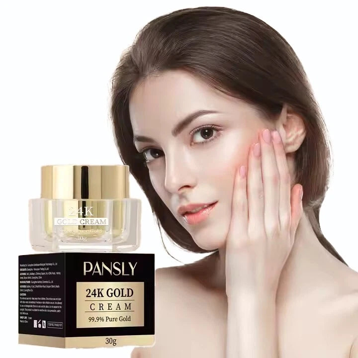 24K GOLD CREAM WRINKLE REPAIR ANTI AGING TIGHTENS & INCREASE  SKIN ELASTICITY