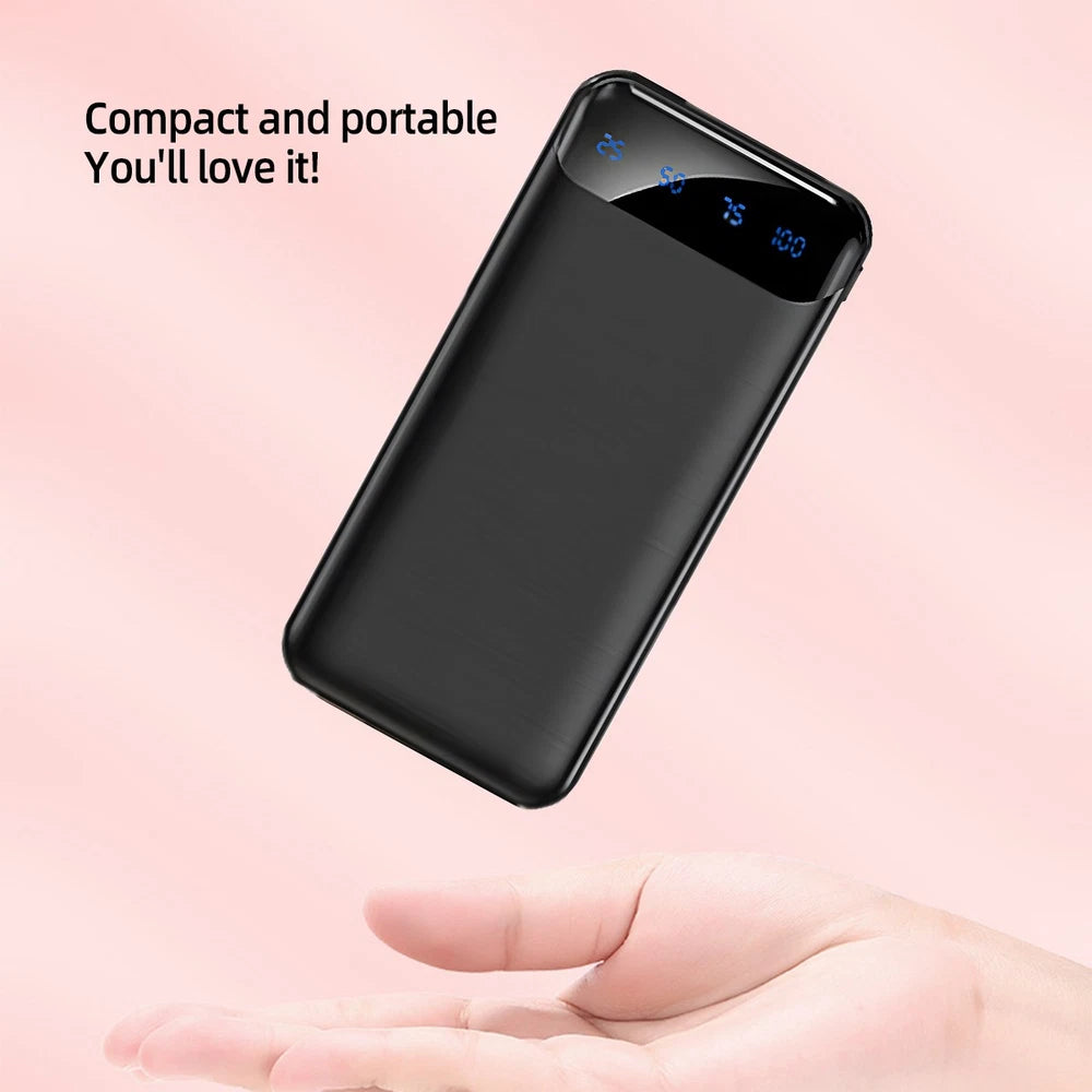 9000000mAh Power Bank Fast Charger Battery Pack Portable 4 USB for Mobile Phone.