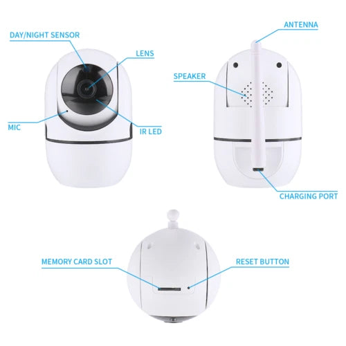 HD WiFi IP Security Camera Wireless Indoor CCTV System Home Pet Baby Monitor Cam
