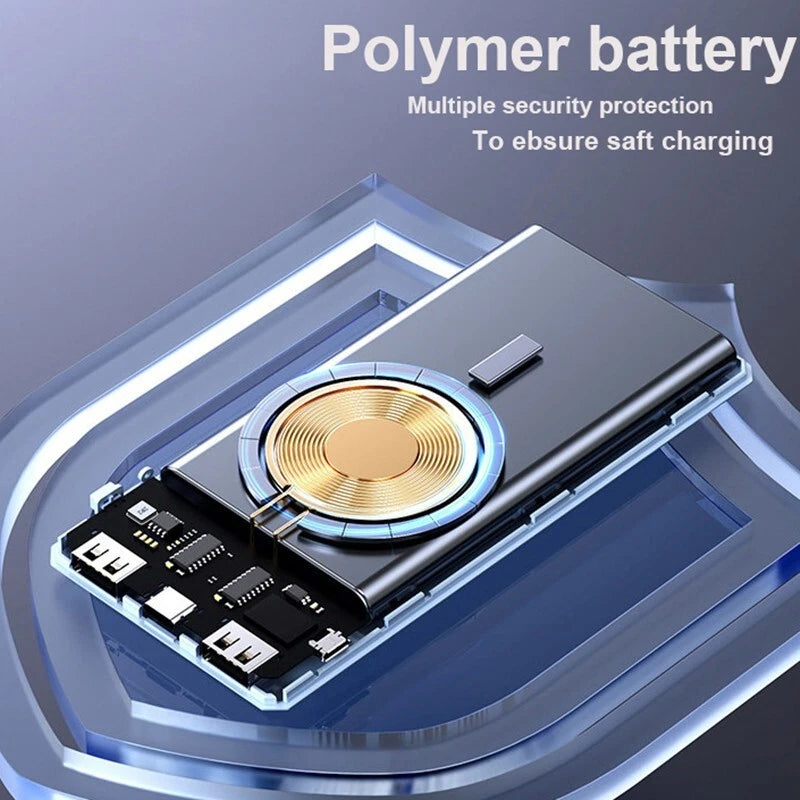 Magsafe Power Bank Portable Charger Magnetic Battery Pack For iPhone Samsung UK
