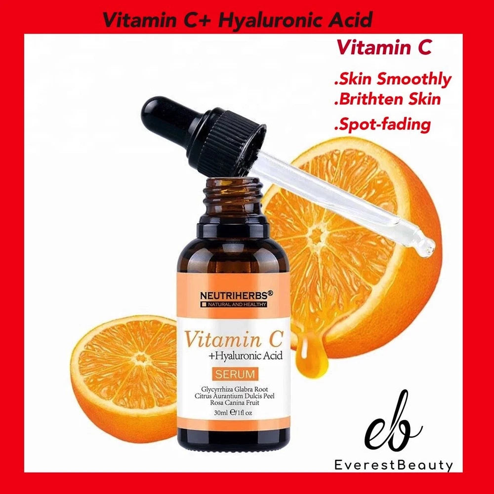 Vitamin C Face Serum Cream with Hyaluronic Acid - Anti Ageing/Aging Anti Wrinkle