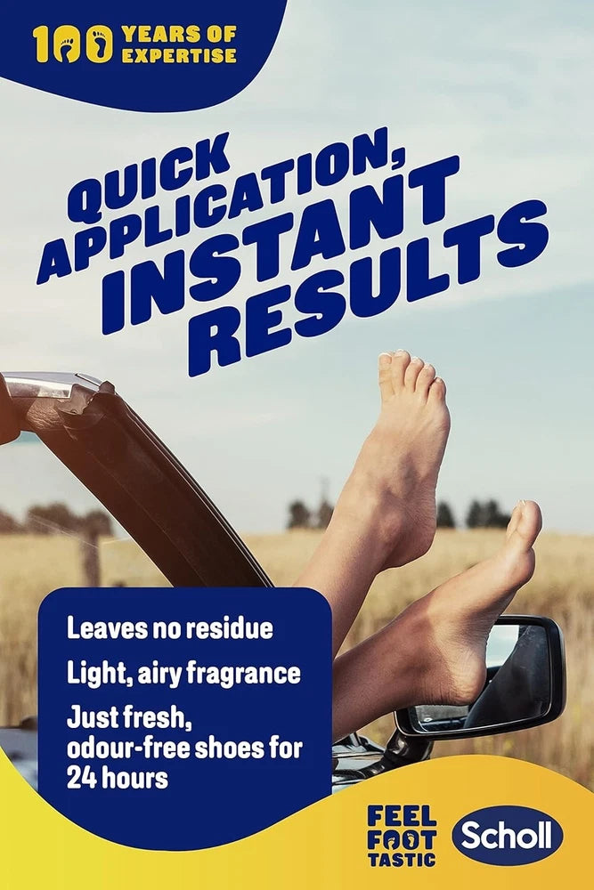 Scholl Antifungal & Antiperspirant Shoe Spray Disinfectant Fresh Athlete's Foot