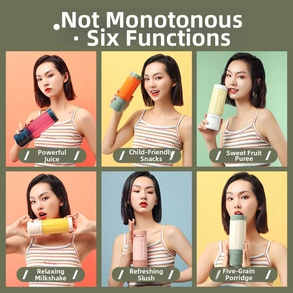 Portable Fruit Juice Blender 500ml Baby Food Blender  Home Kitchen