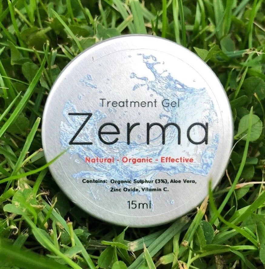 ZERMA Eczema, Psoriasis, Skin Rash Ointment Cream, Natural Treatment Gel