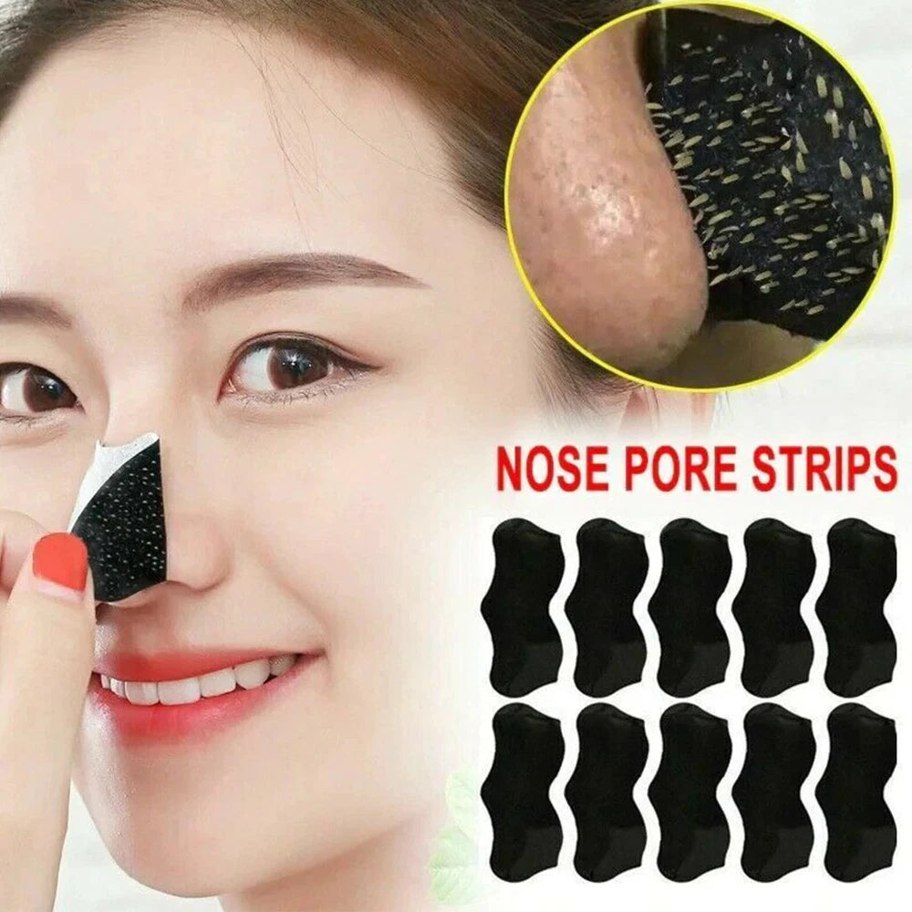 10pcs Nose Pore Strips Blackhead Removal Unclog Pores Smooth Deep Cleansing NEW