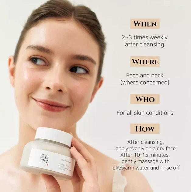 Beauty of Joseon Ground Rice and Honey Glow Mask 150ml - Fast UK Dispatch