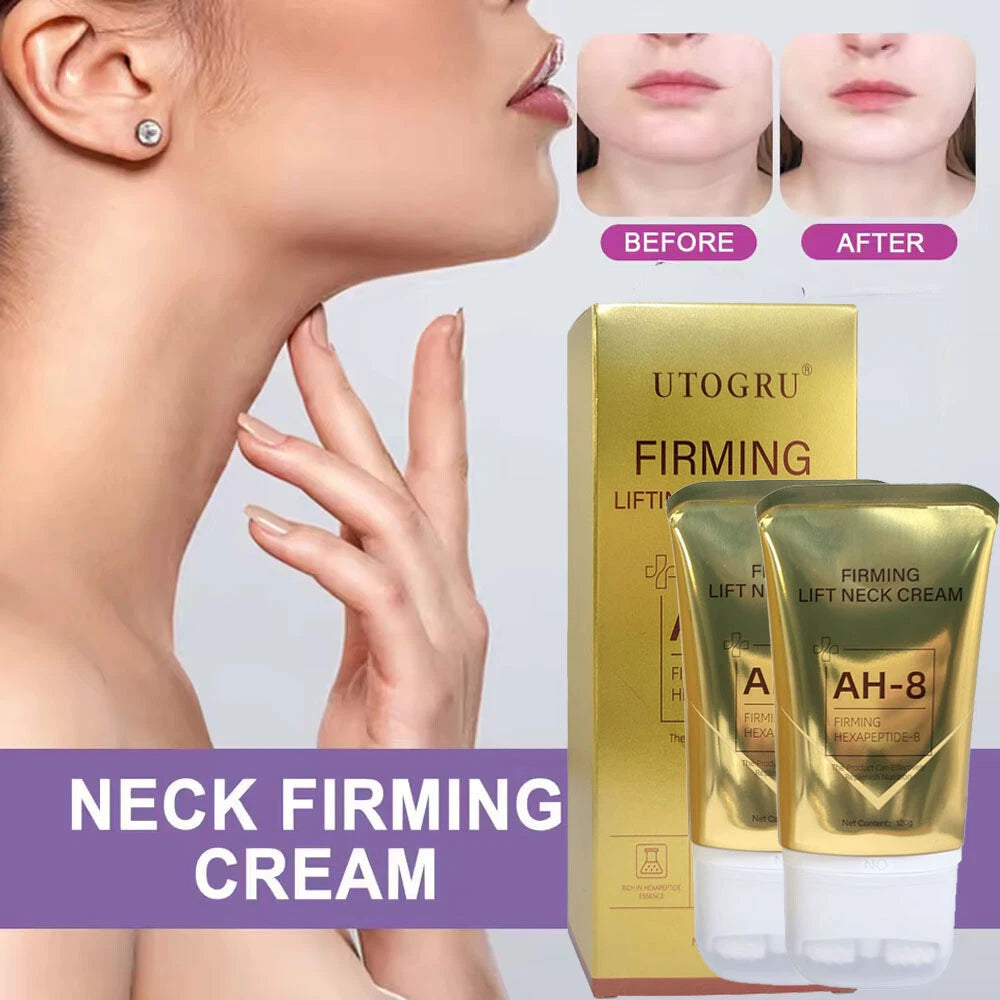 1/2X Firming Neck Cream for Crepey Skin Body Moisturize Roller Massage Neck Care