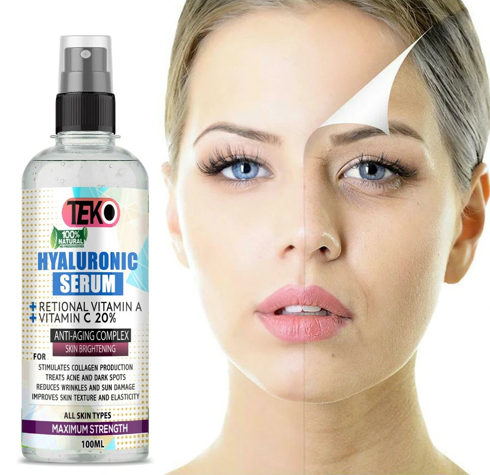 Vitamin C Serum 💜 Hyaluronic Acid Suitable for Anti Ageing Wrinkle Face Care ❤️