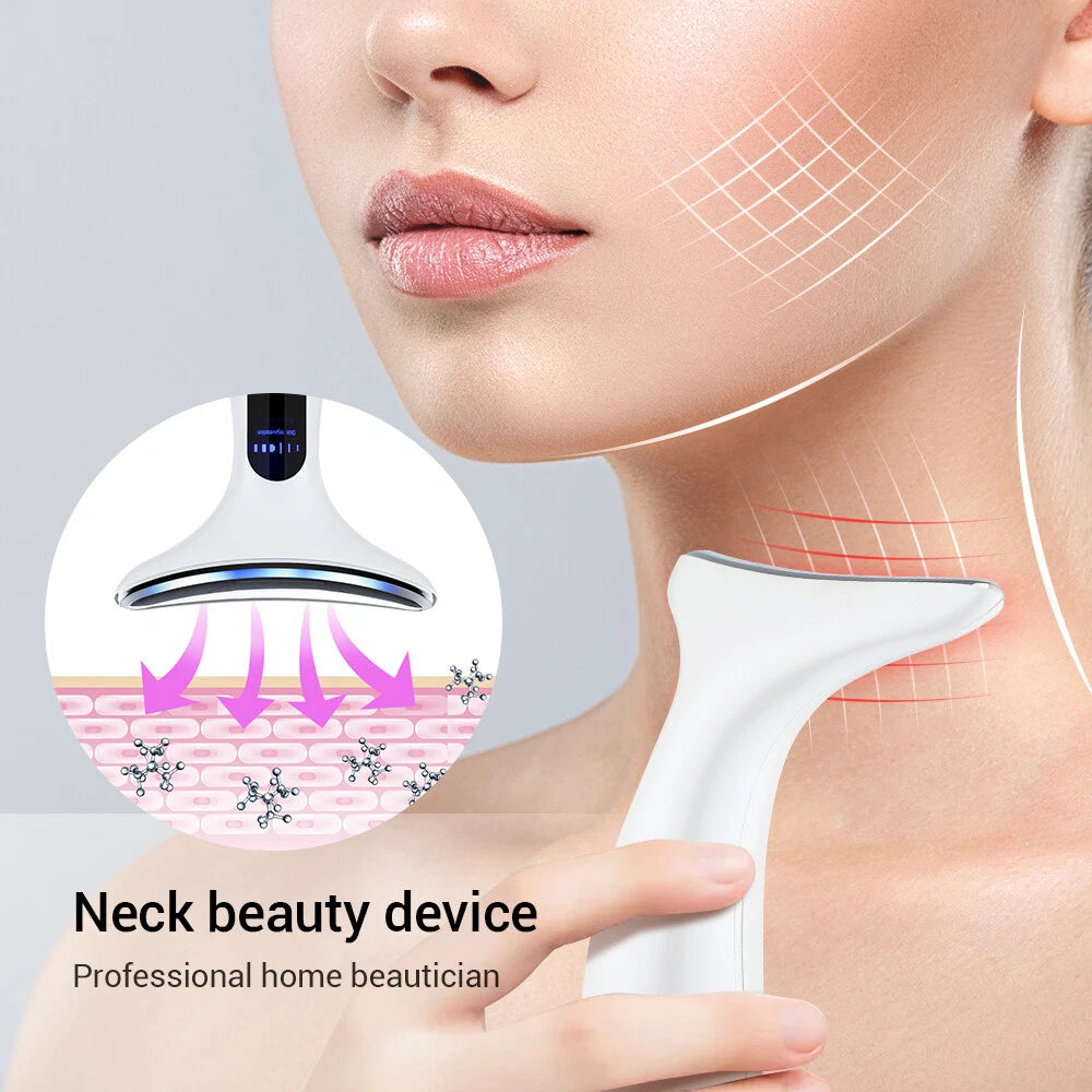 Skin Tightening Machine RF LED Light Photon Therapy Face Massager Facial Beauty