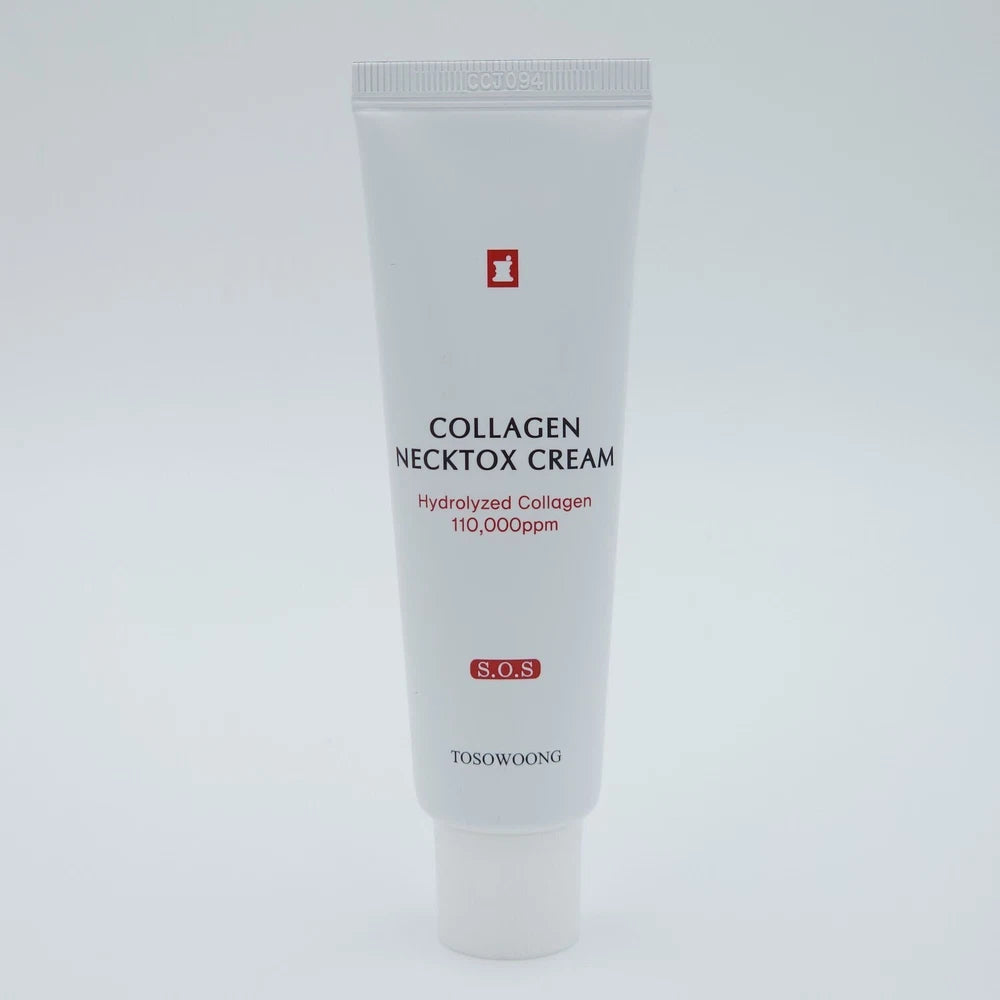 TOSOWOONG Collagen Necktox Cream 50ml Anti Wrinkle Moisturizing K-Beauty