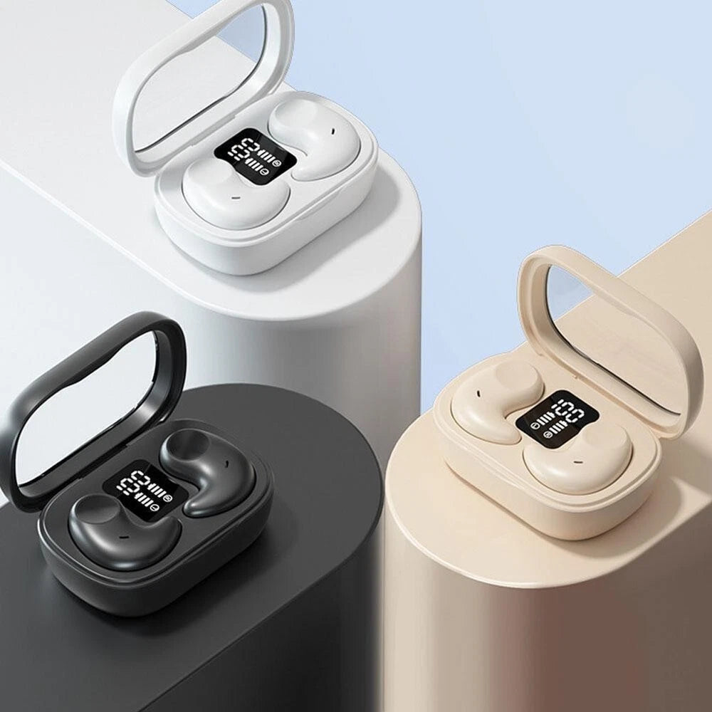 Wireless Bluetooth Earbuds Invisible Sleep Earphones Noise Cancelling Headphones
