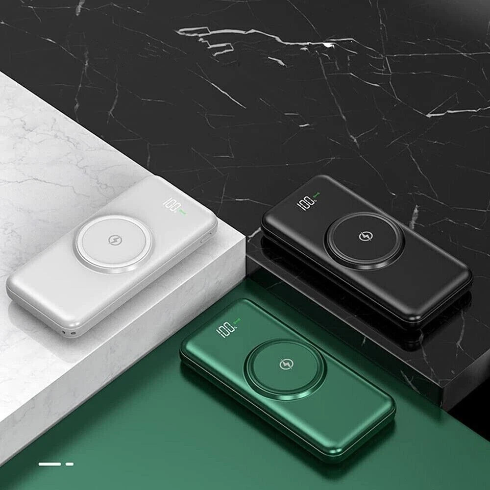 9000000mAh Portable Power Bank Wireless Charger Fast Charging Magnetic Charger