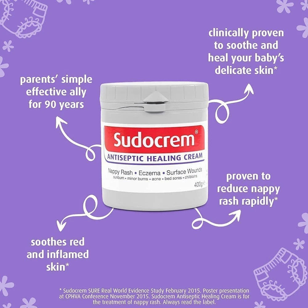 Sudocrem Antiseptic Healing Cream Select Type and Pack Size