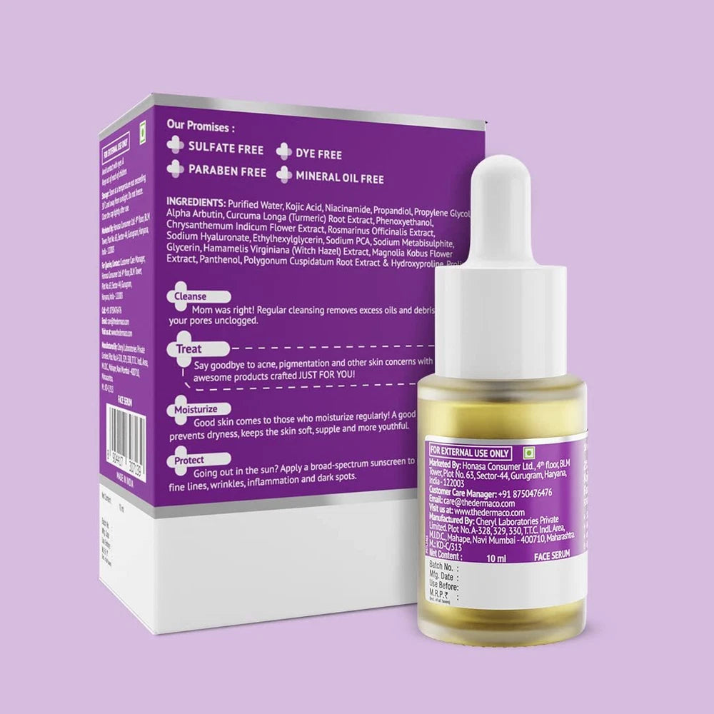 The Derma Co 2% Kojic Acid Face Serum With 1% Alpha Arbutin & Niacinamide