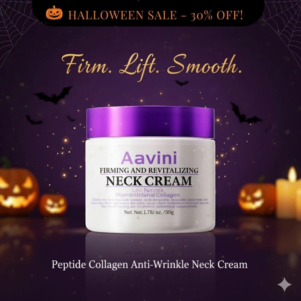 🎃 Firming Neck Cream 50g – Peptide Collagen Lifting Serum | Halloween 30% OFF