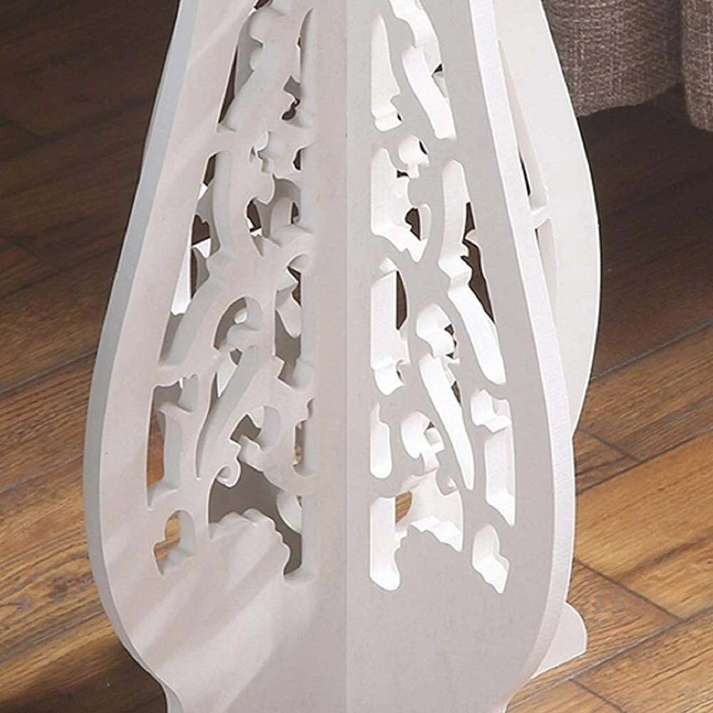 Small Wooden Round Side Table Beside Tea Coffee Lamp Plant Rack Stand Home Decor