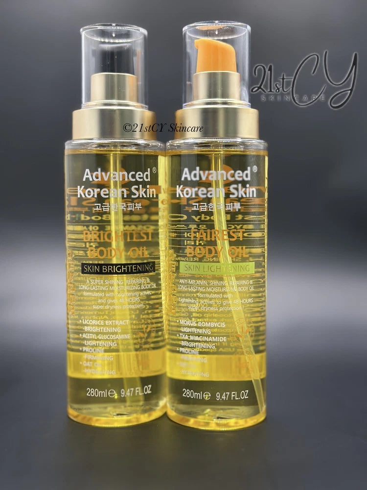 Advanced Korean Fairest Body Oil 280ml For Skin Lightening 280ml | Uk Seller