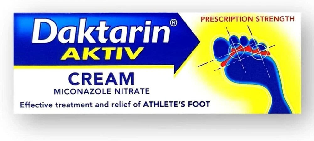 Daktarin Aktiv Cream -  Athlete's Foot & Fungal Infection Cream - 15g