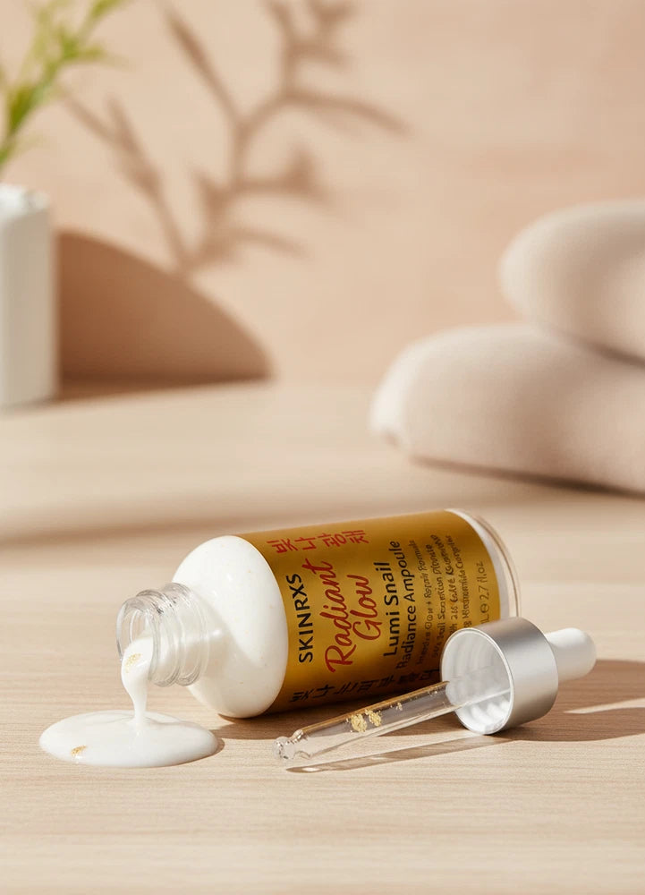 K-Beauty 90% Snail Mucin + 24K Gold Serum 80ml Brightening Repairing Anti-Aging