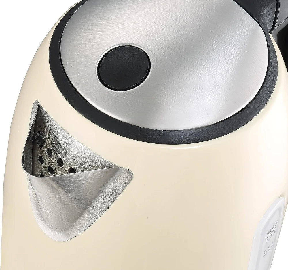 Belaco Electric Kettle Stainless Steel 1.7L,  2200w Fast Boil Cordless 360°