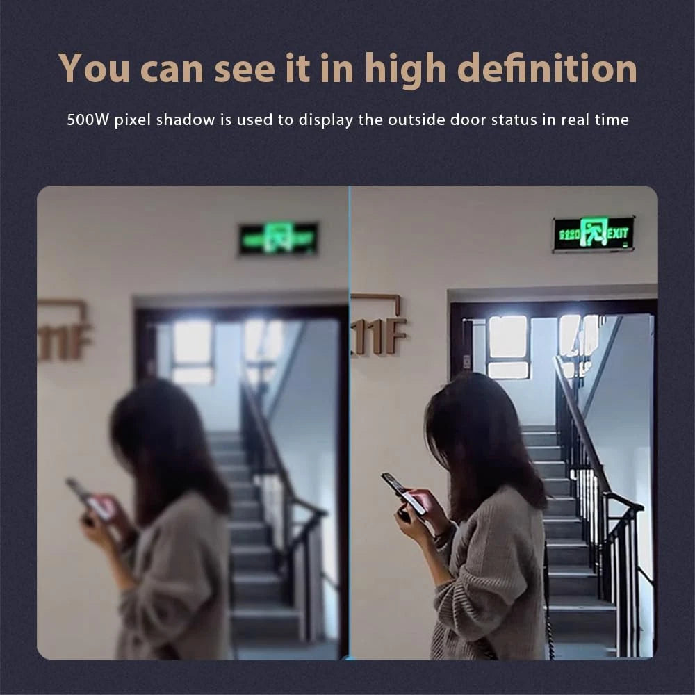 Wireless WiFi Video Doorbell Smart Camera Door Bell Ring Intercom Security UK