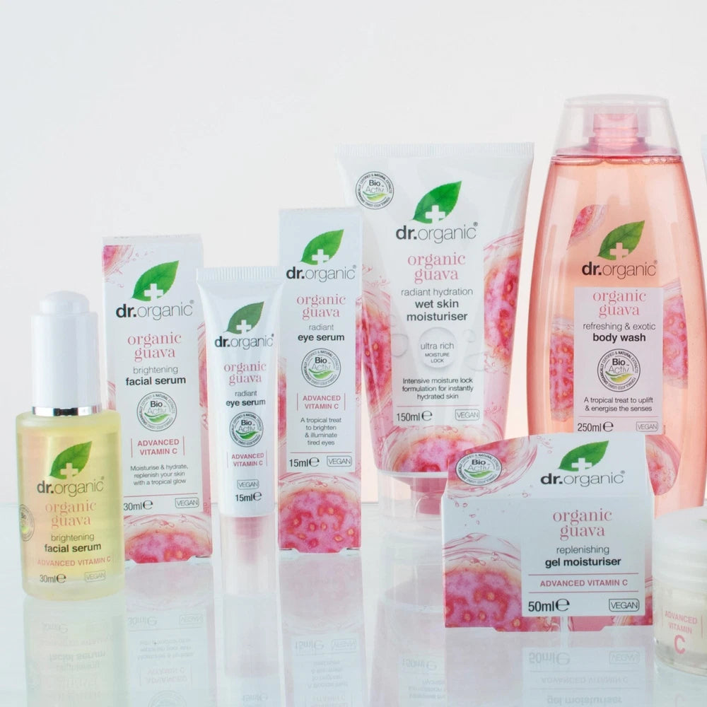 Dr Organic Guava Gel Moisturiser,Vegan,Cruelty-Free,Paraben&SLS-Free,Organic