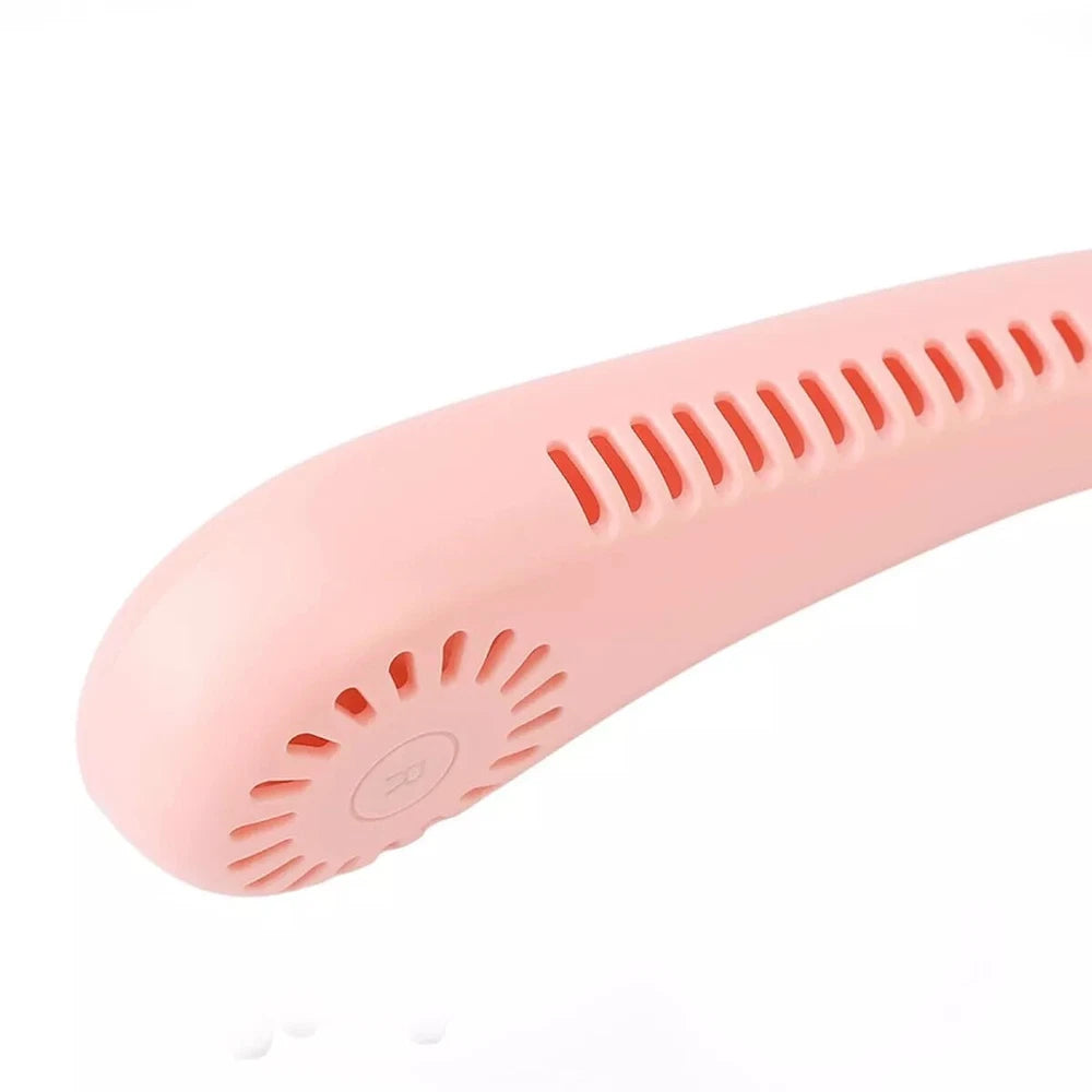 Portable Neck Mini Fan Lazy Neck Hanging USB Rechargeable Air Cooler Fan UK