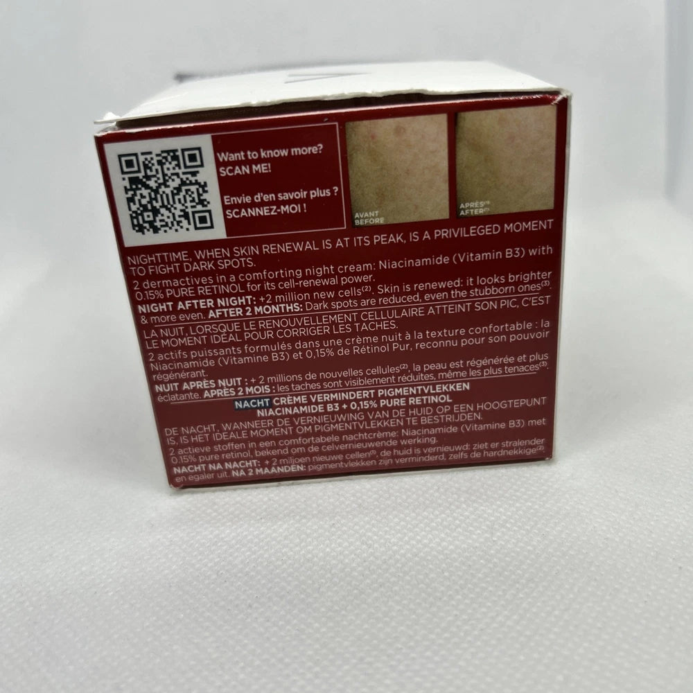 Vichy Liftactiv B3 Tone Correcting Night Cream Retinol B3- 50ml Exp 10/27  NEW