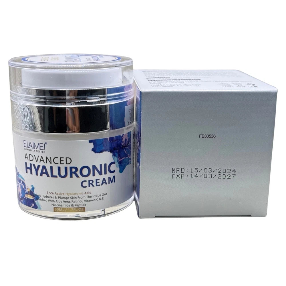 face cream Hyaluronic Acid Anti-Aging Wrinkles Blemishes Vitamin C E Retinol