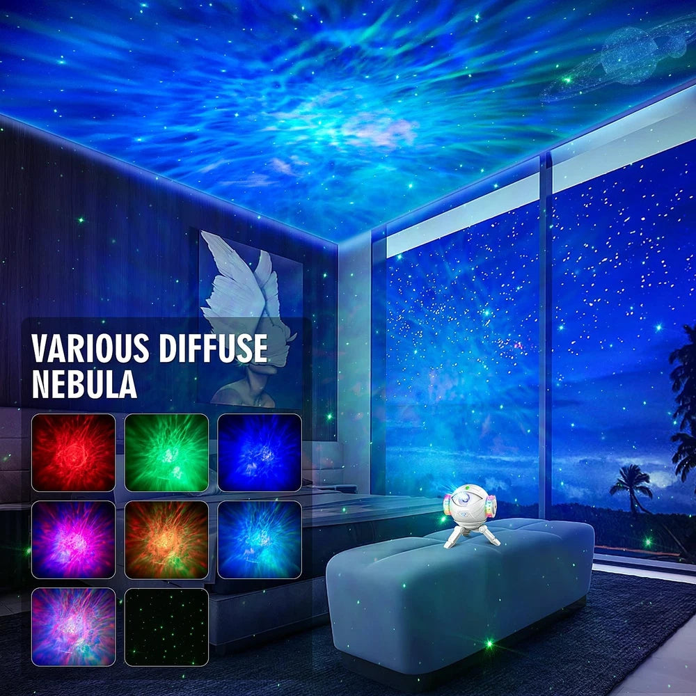 Galaxy Projector Light Bedroom Ceiling Night Star Party Toy Gift Kids Room Decor